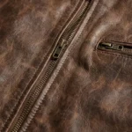 Tempest Black Leather Biker Jacket - Image 10