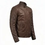 Tempest Black Leather Biker Jacket - Image 7