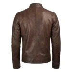 Tempest Black Leather Biker Jacket - Image 9