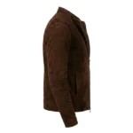 Baron Black Suede Biker Jacket - Image 7