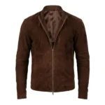 Baron Black Suede Biker Jacket - Image 6