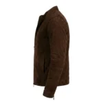Baron Black Suede Biker Jacket - Image 8