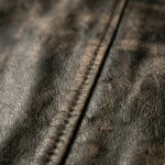 Mastero Distressed Brown Leather Biker Jacket - Image 5