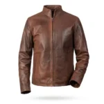 Mastero Black Leather Biker Jacket - Image 6