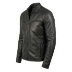 Redemption Black Leather Jacket - Image 2