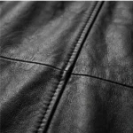 Redemption Black Leather Jacket - Image 5
