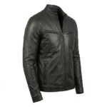 Redemption Black Leather Jacket - Image 3