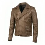 Valiant Black Leather Biker Jacket - Image 8