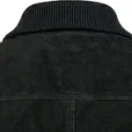 Aegus Black Suede Bomber Jacket - Image 5
