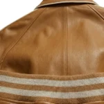 Stanley Black Leather Varsity Jacket - Image 10