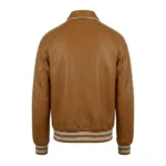 Stanley Black Leather Varsity Jacket - Image 9