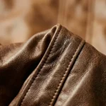 TrailBlazer Black Leather Bomber Jacket - Image 10