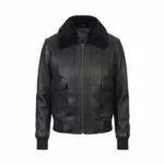 ella-g-1-black-leather-bomber-jacket