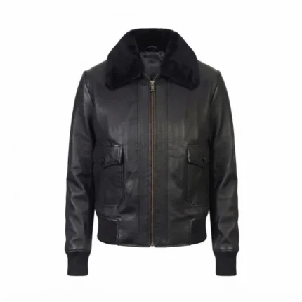 ella-g-1-black-leather-bomber-jacket