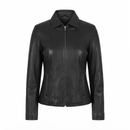 juliana black leather jacket