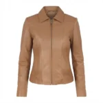 juliana brown leather jacket
