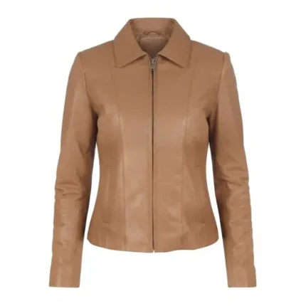juliana brown leather jacket