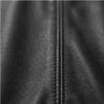 luci black hooded bomber jacket