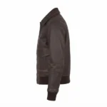 valerie bomber brown leather jacket