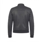 zuri bomber black leather jacket