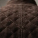zuri brown suede bomber jacket